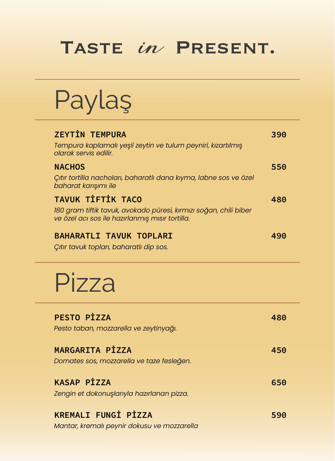 Paylaş & Pizza